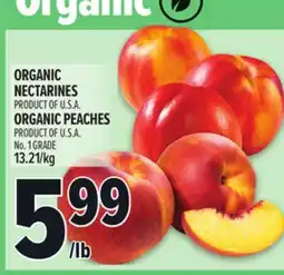 Metro ORGANIC NECTARINES OR ORGANIC PEACHES offer