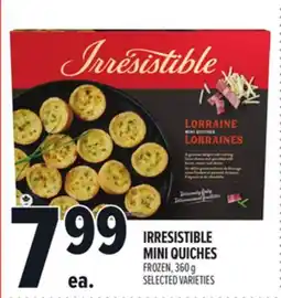 Metro IRRESISTIBLE MINI QUICHES offer