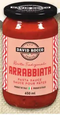 Metro DAVID ROCCO PASTA SAUCE offer