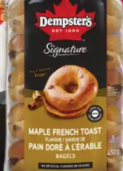 Metro DEMPSTER'S BAGELS offer