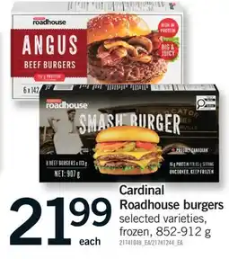 Fortinos CARDINAL ROADHOUSE BURGERS offer