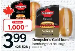 Fortinos DEMPSTER'S GOLD BUNS offer