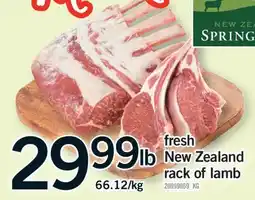 Fortinos FRESH NEW ZEALAND RACK OF LAMB offer