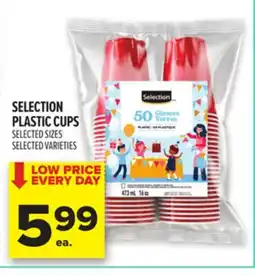 Metro SELECTION PLASTIC CUPS | TASSES SELECTION EN PLASTIQUE offer