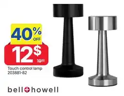 Rossy BELL + HOWELL Touch control lamp offer