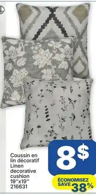 Rossy Linen decorative cushion offer