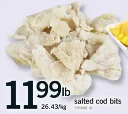 Fortinos SALTED COD BITS offer