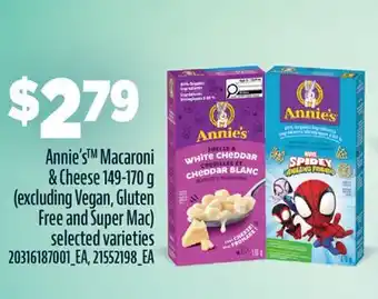 Fortinos ANNIE'S MACARONI & CHEESE offer