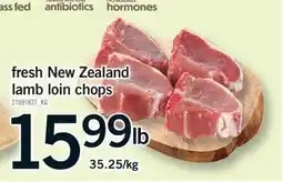 Fortinos FRESH NEW ZEALAND LAMB LOIN CHOPS offer