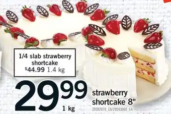 Fortinos STRAWBERRY SHORTCAKE 8 offer