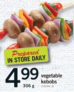 Fortinos VEGETABLE KEBOBS offer