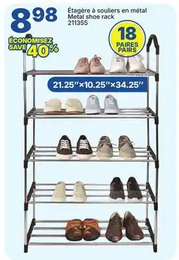Rossy Metal shoe rack offer