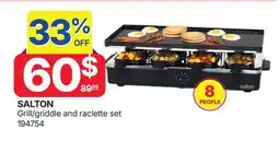 Rossy SALTON Grill/griddle and raclette set offer