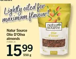 Fortinos NATUR SOURCE OLIO D'OLIVA ALMONDS offer