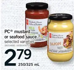 Fortinos PC MUSTARD OR SEAFOOD SAUCE, 250/325 ML offer