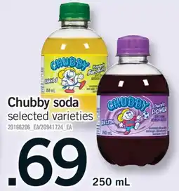 Fortinos CHUBBY SODA offer