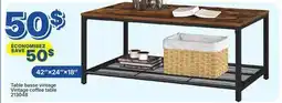 Rossy Vintage coffee table offer