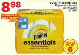 Rossy BOUNTY ESSENTIALS Paper towels offer