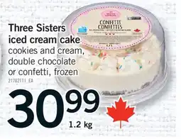 Fortinos THREE SISTERS ICED CREAM CAKE offer