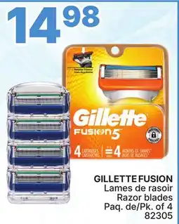 Rossy GILLETTE FUSION Razor Blades offer