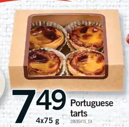 Fortinos PORTUGUESE TARTS offer