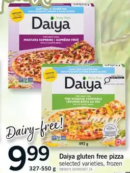 Fortinos DAIYA GLUTEN FREE PIZZA offer