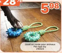 Rossy Pet rope toy offer