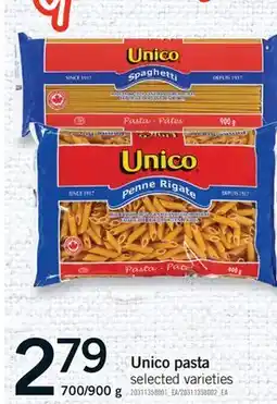 Fortinos UNICO PASTA, 700/900 g offer