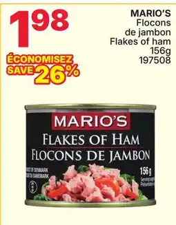 Rossy MARIO'S Flakes of ham offer