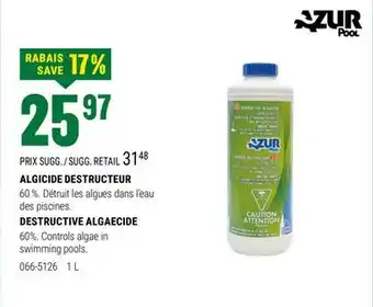 BMR ALGICIDE DESTRUCTEUR offer