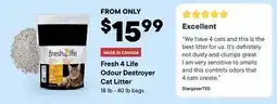 Petvalu Fresh 4 Life Odour Destroyer Cat Litter offer