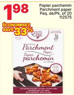 Rossy Chef Elite Parchment paper offer
