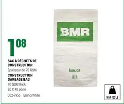 BMR SAC À DÉCHETS DE CONSTRUCTION BMR offer