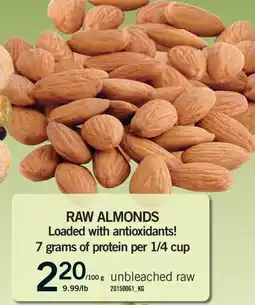 Fortinos UNBLEACHED RAW offer