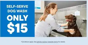 Petvalu SELF-SERVE DOG WASH offer
