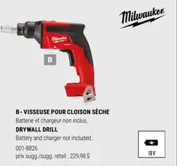 BMR VISSEUSE POUR CLOISON SÈCHE offer