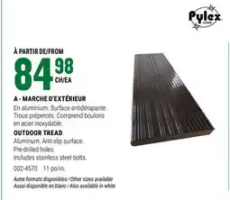 BMR MARCHE D'EXTÉRIEUR offer