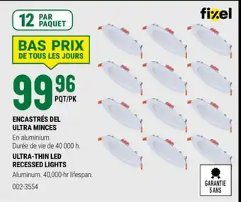 BMR ENCASTRÉS DEL ULTRA MINCES offer