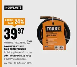 BMR BOYAU D'ARROSAGE POUR ENTREPRENEUR offer