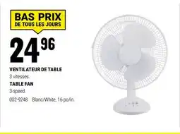 BMR VENTILATEUR DE TABLE offer