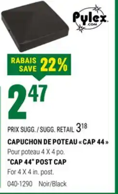 BMR CAPUCHON DE POTEAU CAP 44 offer
