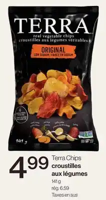 Avril Terra Chips croustilles aux légumes offer