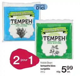 Avril Noble Bean tempehs bios surgelés offer