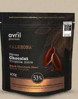 Avril fèves de chocolat offer
