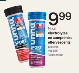 Avril électrolytes en comprimés effervescents offer