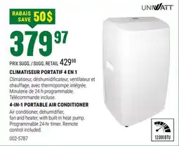 BMR CLIMATISEUR PORTATIF 4 EN 1 offer