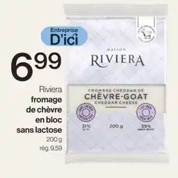 Avril Riviera fromage de chèvre en bloc sans lactose offer