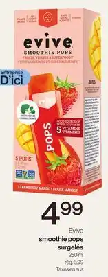 Avril smoothie POPS surgelés offer