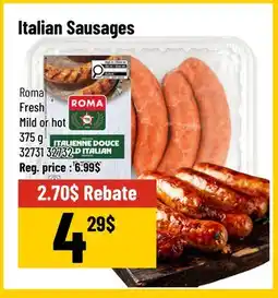 Mayrand Italian Sausages offer