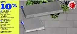 RONA St-Clair patio slab 16 x 32, 16 x 16 offer